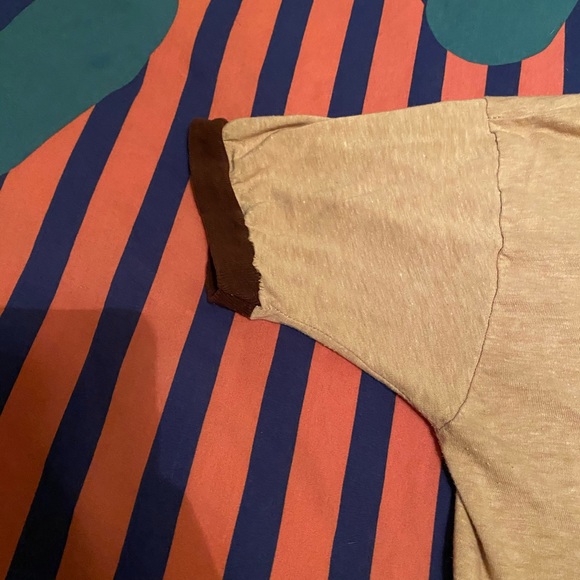 True Vintage Farrah Fawcett  Ringer Tee Shirt 70s - Picture 6 of 8